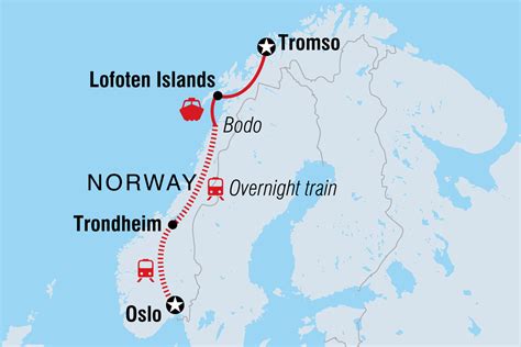 oslo to tromso by train.